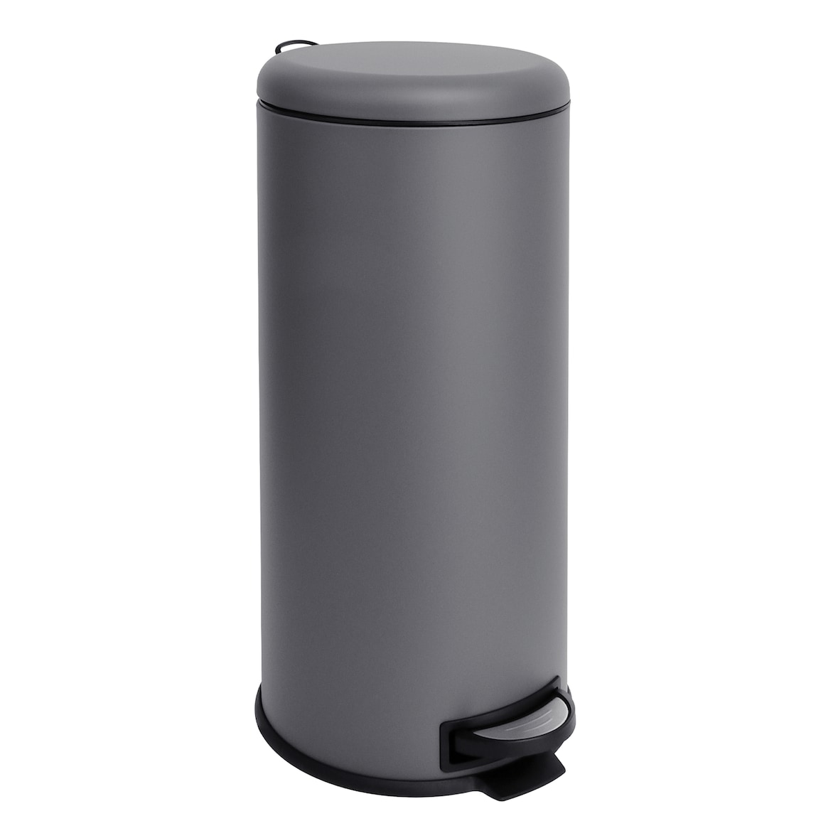 SVITA T30 prullenbak 30 liter staal pedaalemmer afvalbak grijs