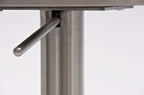 thumbnail of CHEFGASTRO Barhocker MANHATTAN Edelstahl Kunstleder HxBxT 86x42x44cm Kunstleder Grau Barstuhl