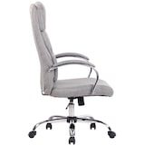 thumbnail of Sedia direzionale Bradford in similpelle o tessuto grigio/Tessuto