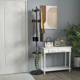 thumbnail of HOMCOM Appendiabiti da Terra Portaombrelli e 8 Ganci Ø34x177cm Nero