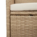 thumbnail of vidaXL 7-tlg. Garten-Essgruppe mit Kissen Beige Poly Rattan