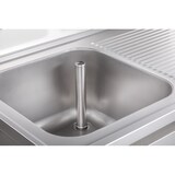 thumbnail of Spülschrank mit Schiebetüren B 140cm - Becken rechts