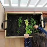 thumbnail of HORTALIA Mesa de cultivo de madera tratada para exterior Kit Leo