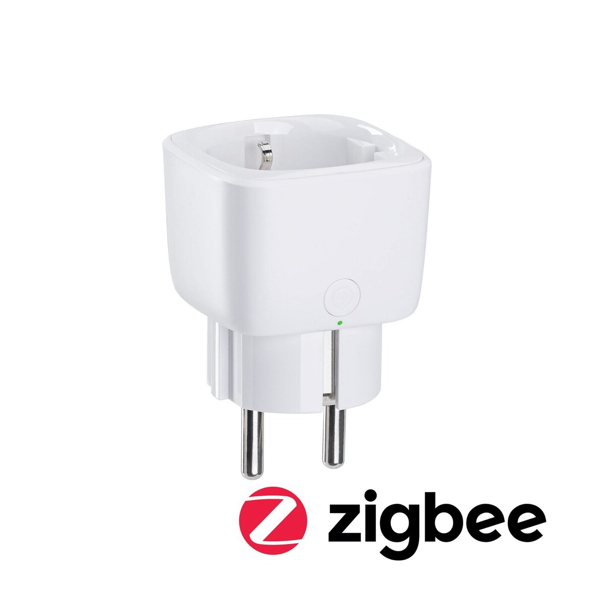 Paulmann Zwischenstecker Smart Home Zigbee Smart Plug für Euro- und Schuko-Stecker Weiß 50131
