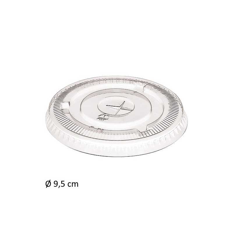 Couvercle plastique plat avec croisillon diamètre 95 mm pour GM350R et GM400R