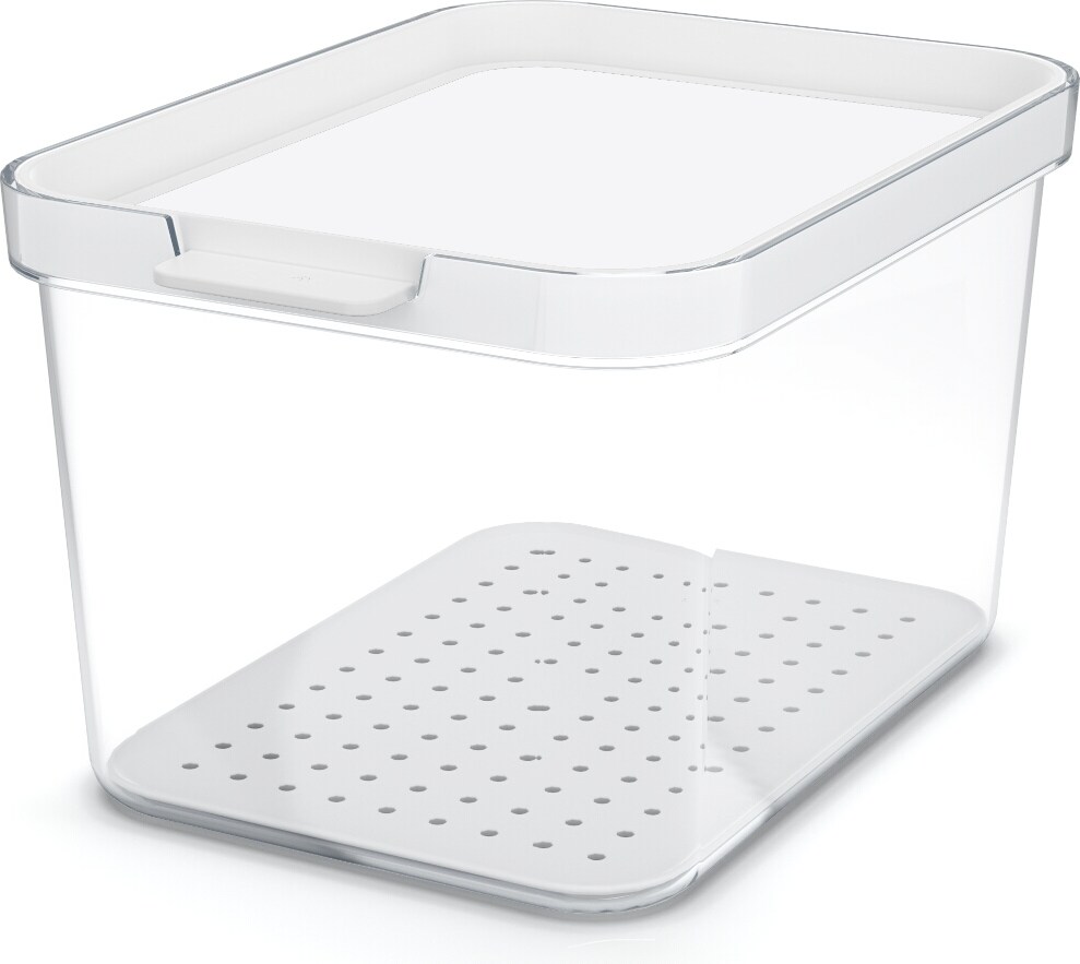 ROTHO      Kühlschrankorganizer "Cauma" weiß 2,1 l