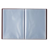 thumbnail of Pasta com 10 capas soldadas, tamanho folio, cor granada