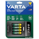thumbnail of VARTA Batterieladegerät Ultra Fast und 4 wiederaufladbare AA-Batterien