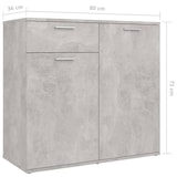 thumbnail of Helloshop26 - Buffet Sideboard Kommode Kleiderschrank Aufbewahrungsmöbel Organizer für Küche Wohnzimmer Lounge 160 x 36 x 75 cm 02_0031856