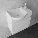 thumbnail of Alpenberger Waschbecken mit Unterschrank | Badmöbel Set Vormontierter Waschbeckenunterschrank | Soft-Close Badunterschrank Gäste-WC Waschtisch Bad