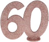 Eine glitzernde Zahl 60.