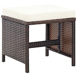 thumbnail of vidaXL 5-tlg. Garten-Essgruppe mit Auflagen Poly Rattan Braun