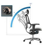 thumbnail of Bürostuhl / Chefsessel ERGOHUMAN SLIM ULTRA GEN2 Netzstoff schwarz hjh OFFICE