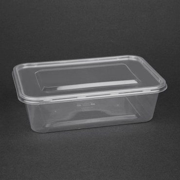 Recipiente de plástico reciclável para micro-ondas Fiesta 65cl