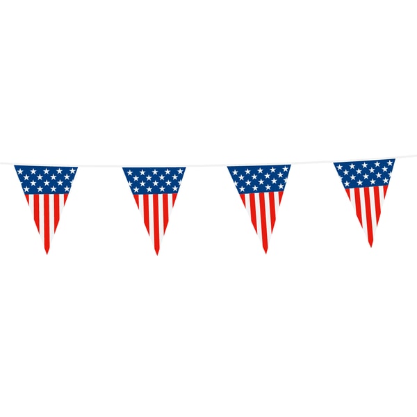 USA Wimpelkette 10m Amerika