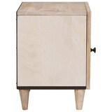 thumbnail of vidaXL Nachttisch Beige 40 x 33 x 46 cm massives Mangoholz
