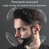 thumbnail of Ecouteurs Bluetooth Sans Fil Stéréo Léger Latence Faible Étanche Gaming Noir YONIS