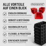 thumbnail of Deuba Wandregal mit Stapelboxen 32 tlg.