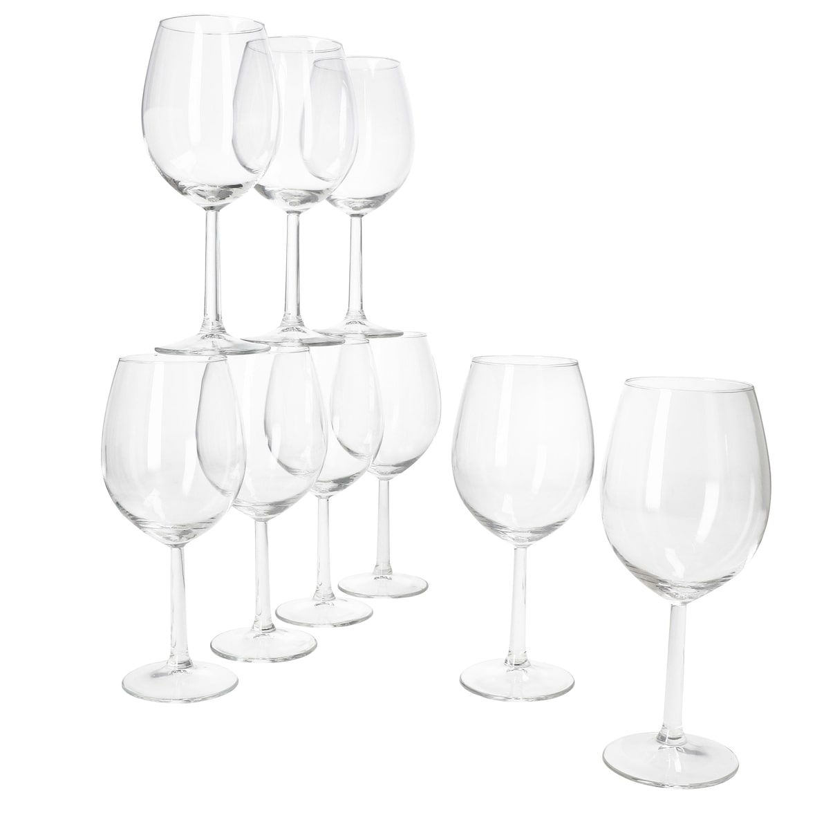 9er Set VINISSI Wasser- & Weingläser 43cl - 031676