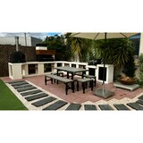 thumbnail of Módulo caixote do lixo ARTICIMENTOS CAPRICE mediterrânica -  Módulo caixote do lixo, produzido em betão pintado de bege - 66x51x90cm