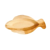 thumbnail of PAPSTAR 25 Teller, Palmblatt "pure" 24 cm x 11 cm x 2,5 cm "Fisch"