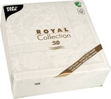 thumbnail of 12500 Servietten "ROYAL Collection" 1/4-Falz 40 cm x 40 cm weiss "Ornaments"