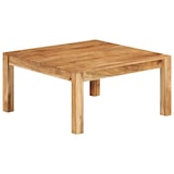 thumbnail of Table basse 80x80x40 cm Bois d'acacia massif Modèle Versailles Moderne