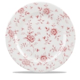 thumbnail of Churchill Super Vitrified Vintage Prints Cranberry Rose Chintz Flache Teller 30,5 cm, 6 Stück