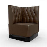 thumbnail of Gastro Eckbank Amsterdam | 64x64 cm | Kunstleder Braun | Diamant