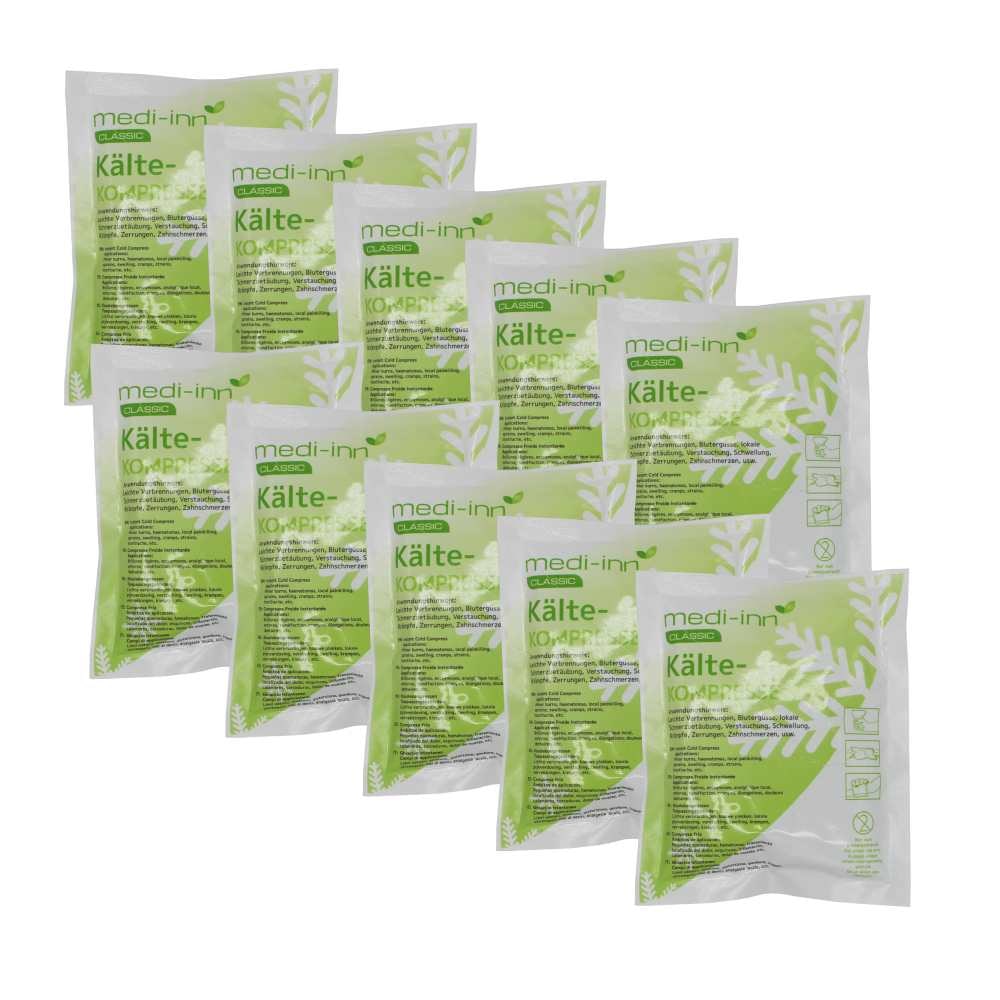 Medi-Inn Einmal Kälte-Sofort-Kompresse, 12,7 x 15,2 cm, Spar-Pack:  72 Stück