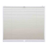 thumbnail of Thermo Black Out Plissee 45x150 cm beige silber metallic 100% Verdunkelnd