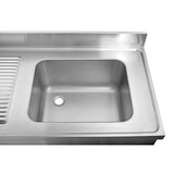 thumbnail of Lavello in acciaio inox con base 100 x 60 x 90 cm - 1 vasca a sinistra