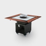 thumbnail of Brasero barbecue plancha Grandgousier 1000X1000 couronne bois