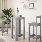 thumbnail of Betongrauer Stehtisch 51x50x103,5 cm, Holzwerkstoff Solaris Chic-Modell