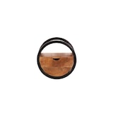 thumbnail of SIT Möbel Wandregal | rund | 1 Schublade | Mango-Holz natur | Gestell Metall schwarz | B 30 x T 20 x H 30 cm | 14368-01 | Serie SIDNEY