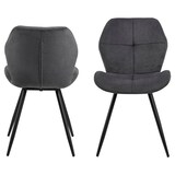 thumbnail of Petri Esszimmerstuhl grau, schwarz.