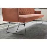 thumbnail of KAWOLA Esszimmerbank CHARME Cord rost 166cm