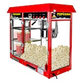 thumbnail of Royal Catering Popcornmaschine - 1820 W - 5 kg/h - beheizte Auslage - rot -