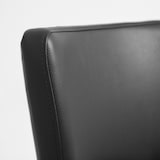 thumbnail of METRO PROFESSIONAL Gestoffeerde restaurantstoel Jack, set van 2, beukenhout/kunstleer, zwart