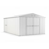 thumbnail of Capanno box attrezzi i per esterno casetta giardino in lamiera 327x459cm x h 215cm - 201 kg - 15,01 mq BIANCO