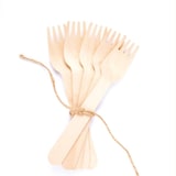 thumbnail of Ekoe Forchetta di legno monouso ecologica 16,5 cm 1000 pz