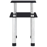 thumbnail of vidaXL Küchenregal Schwarz 45×16×26 cm Hartglas