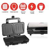 thumbnail of Appareil à croque monsieur 900W Plaque anti-adhésive XL ALPINA