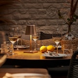 thumbnail of Nuindie mini LED Akku Tischleuchte bronzefarben IP54