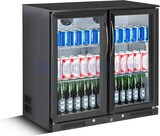 thumbnail of Gastro Flaschenkühlschrank Getränkekühlschrank Kühlschrank 228 L 2 Flügeltüren 2/10°C