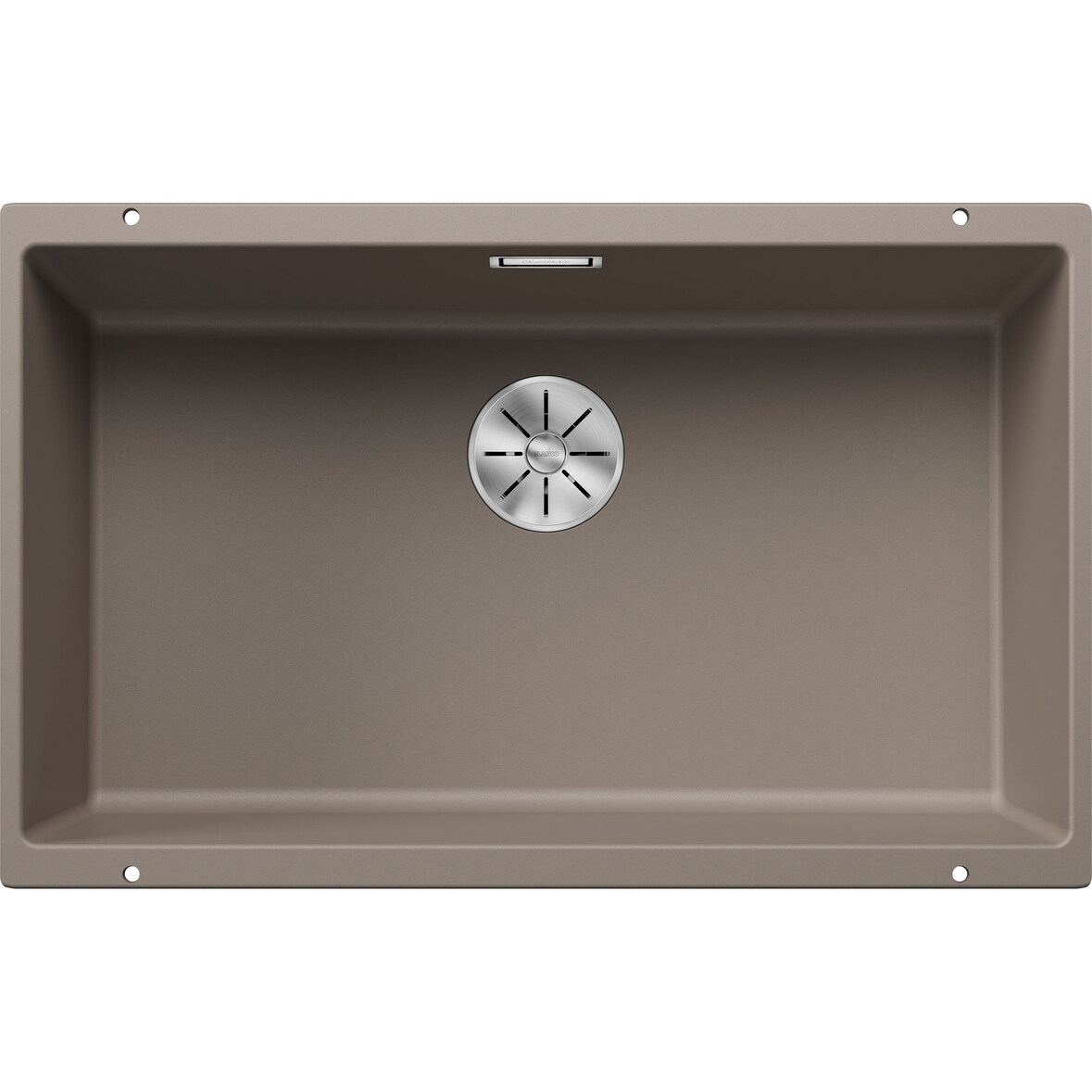 BLANCO SUBLINE 700-U Unterbauspüle / SILGRANIT / Tartufo / Stopfen -