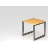 thumbnail of PROREGAL Schreibtisch Pavo | Buche | Graues Gestell | BxT 80x80cm | Arbeitshöhe 65-85cm | höhenverstellbar | O-Fuß-Gestell eckig