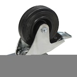 thumbnail of PROREGAL Set 2x Bockrollen + 2x gebremste Lenkrollen | Ø 10cm | Traglast 50kg | verzinkt