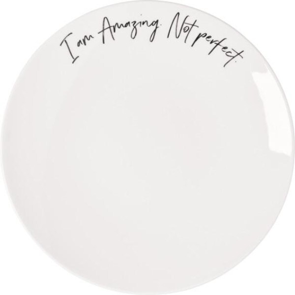 Villeroy & Boch Statement Frühstücksteller / Kuchenteller "I´m amazing. Not perfect." 21cm