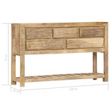 thumbnail of Helloshop26 - Aparador mueble consola mueble de almacenaje 120 cm madera maciza de mango 4402254